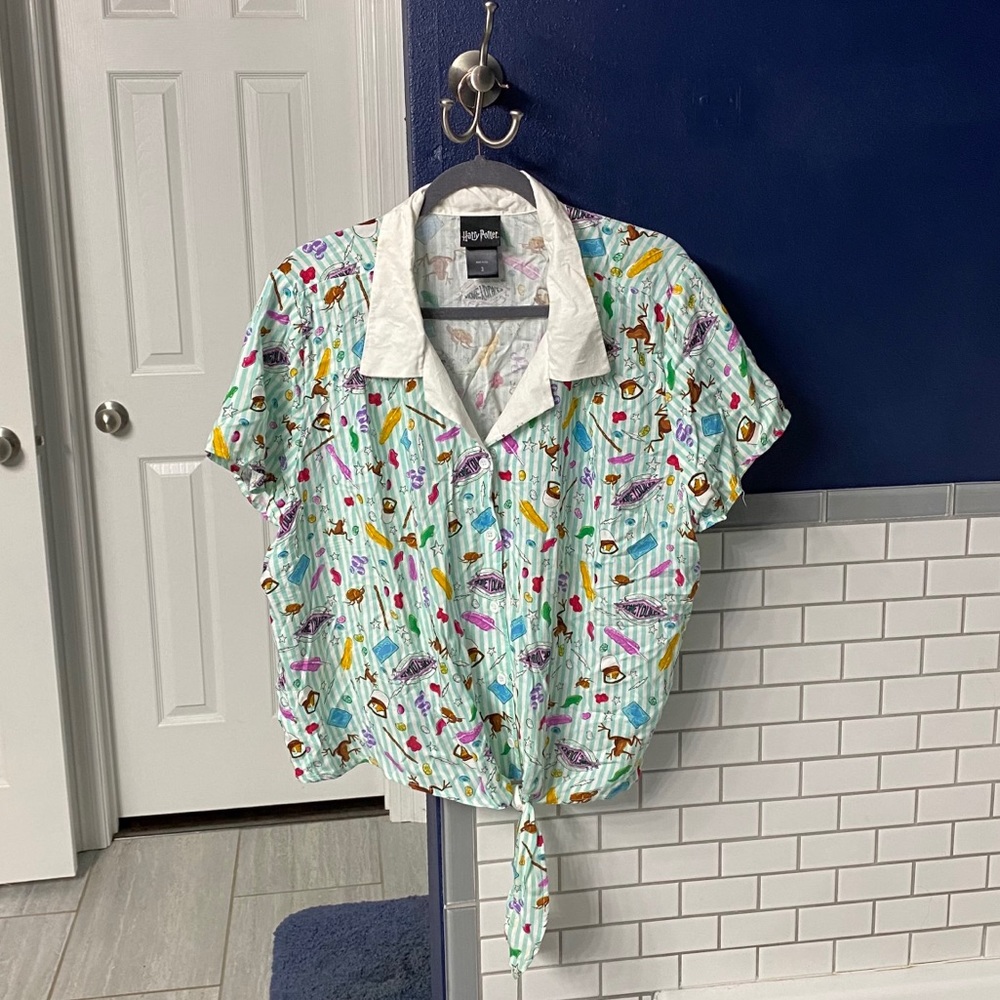 Honeydukes Harry Potter Crop Shirt 3X Hot Topic